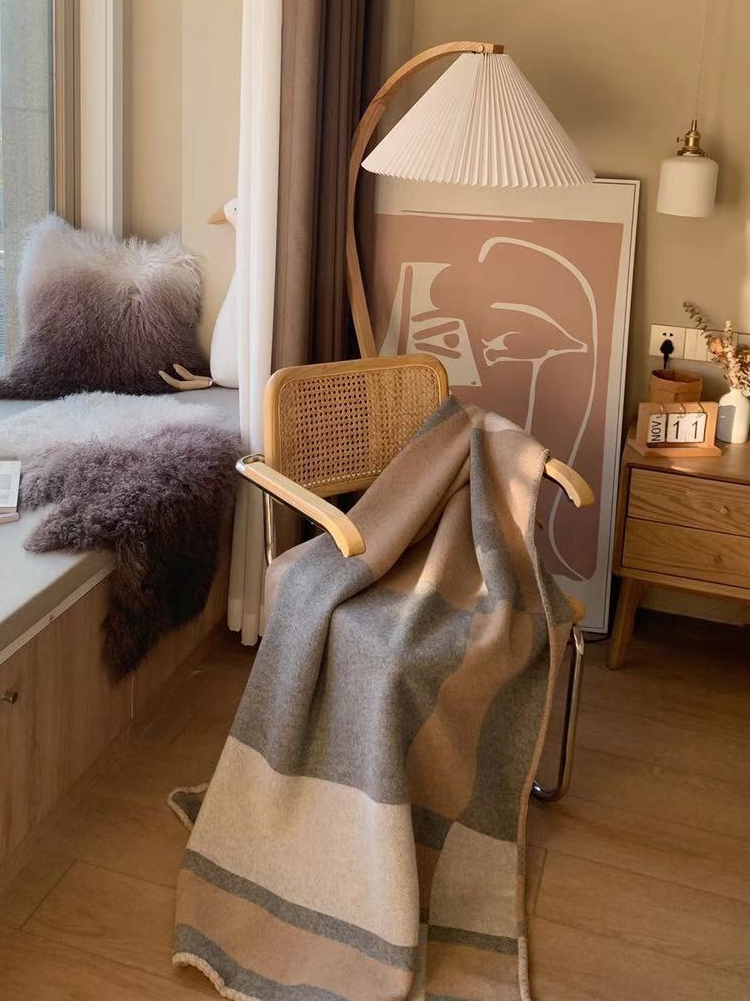 Cashmere Throw Blanket - Couverture en laine cachemire Rinoart Luxury