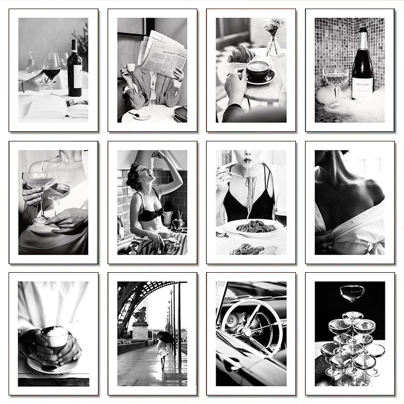Luxury Lifestyle Photography - Affiches sur toile modernes de luxe,