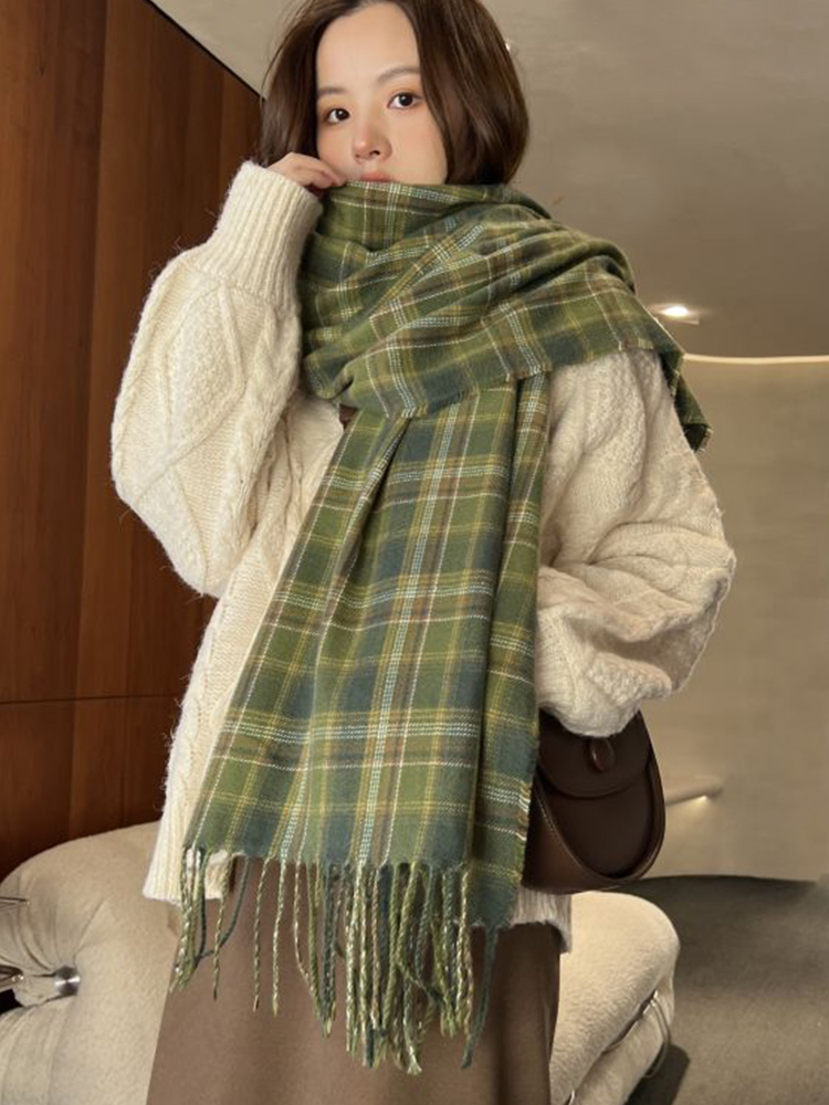 Cashmere Throw Blanket - Nouvelle Écharpe Femme en Imitation Cachemire