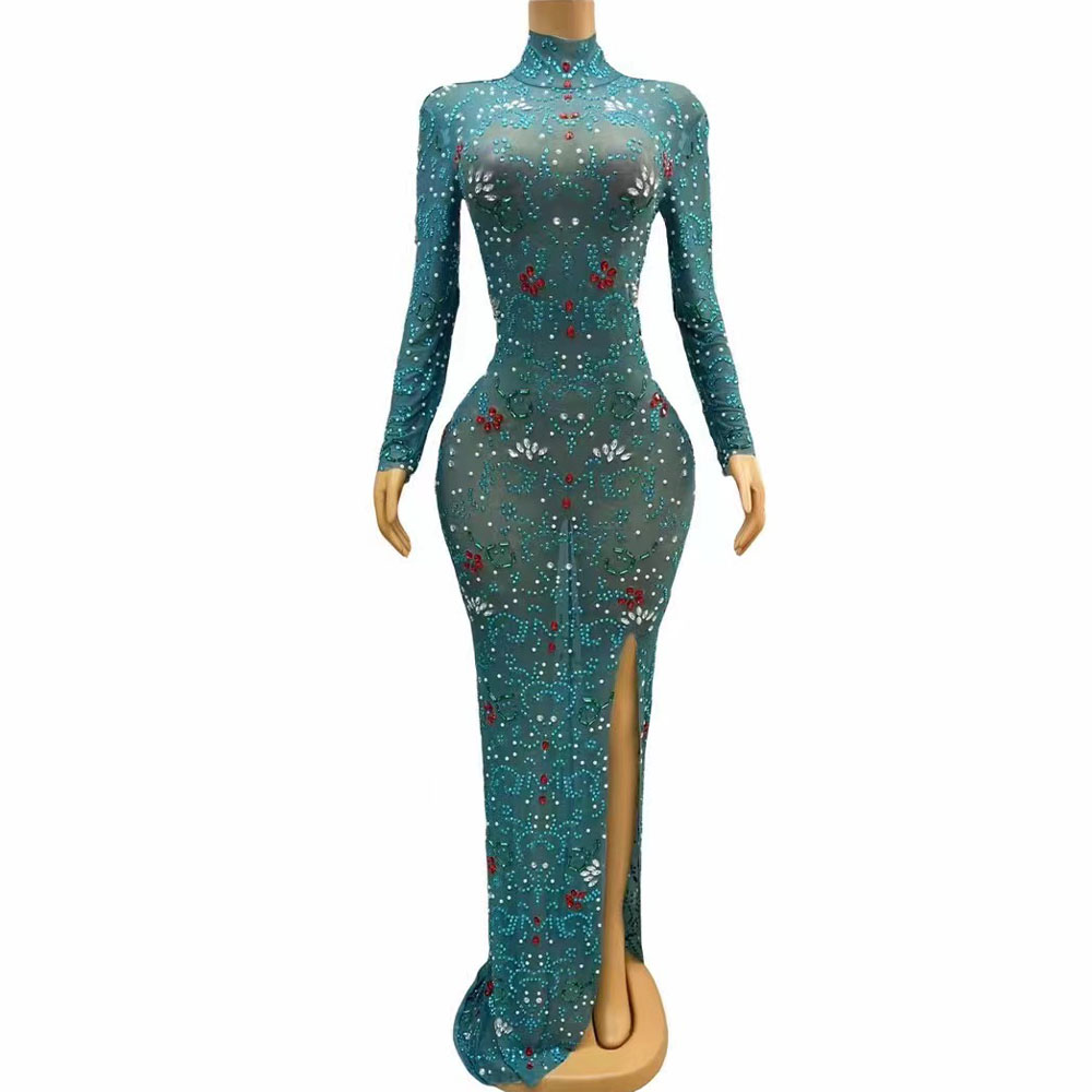 Luxury Lifestyle Photography - Robe de Soirée Sexy à Strass,
