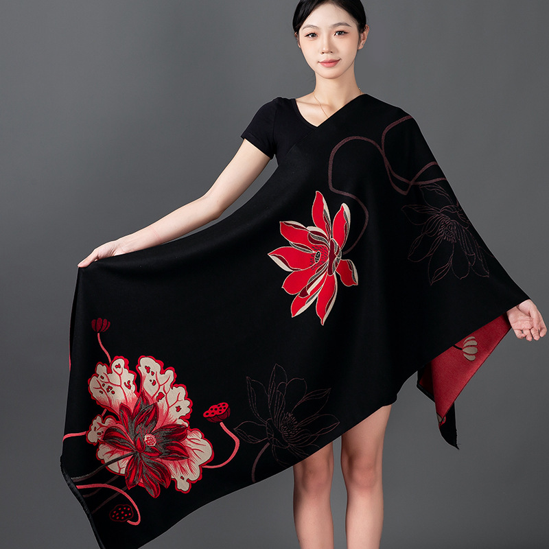 Femmes hiver châle cachemire é - Cashmere Throw Blanket avis et prix