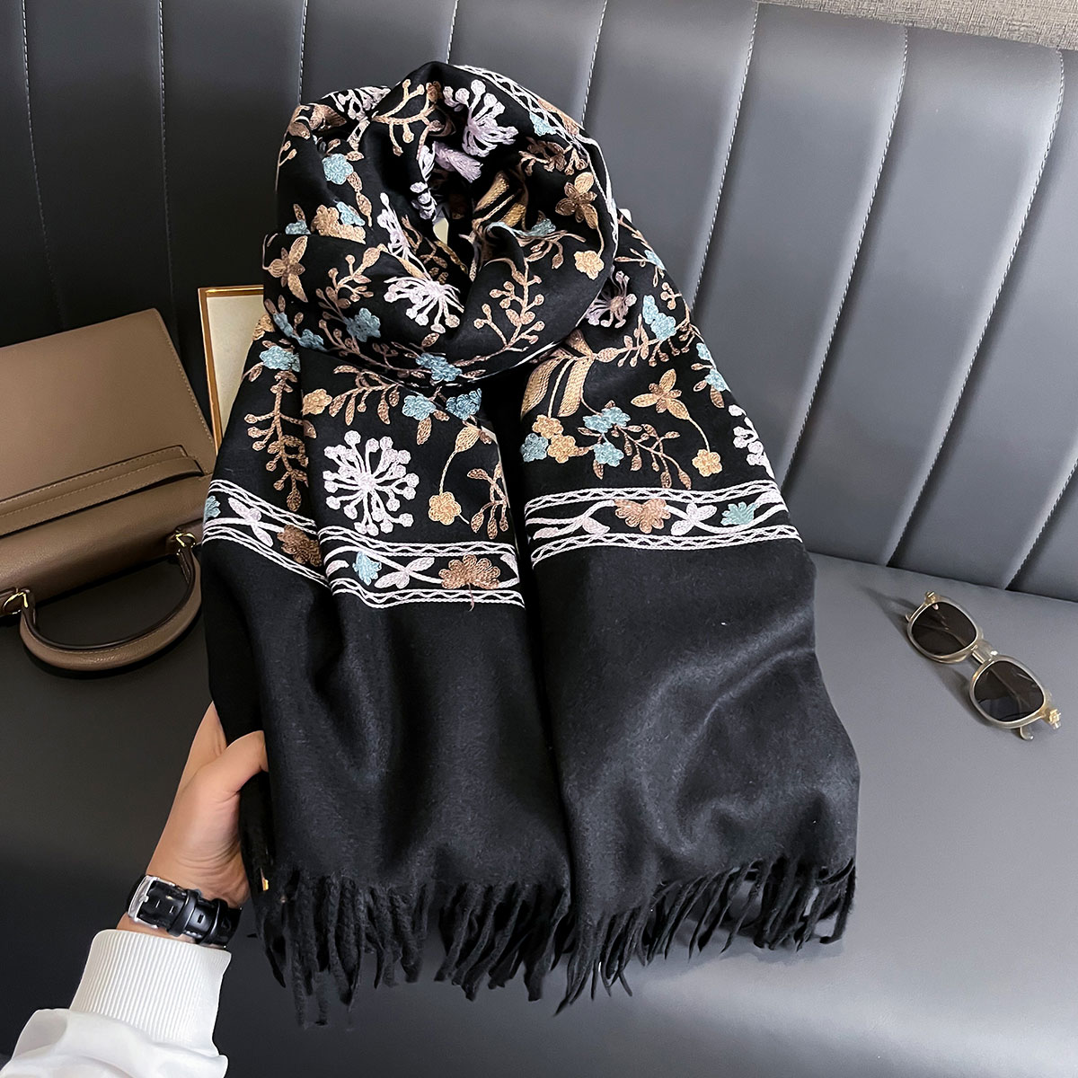 Écharpe chaude en cachemire po - Cashmere Throw Blanket avis et prix