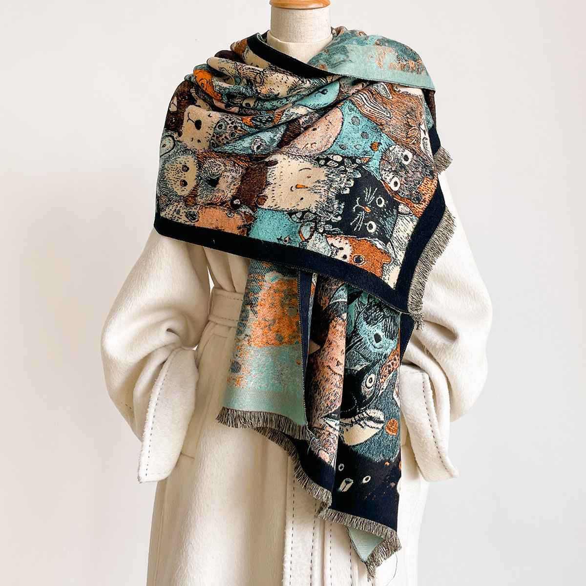 Écharpe en imitation cachemire - Cashmere Throw Blanket avis et prix