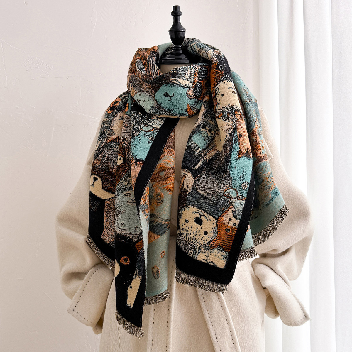 Écharpe en imitation cachemire - Cashmere Throw Blanket avis et prix
