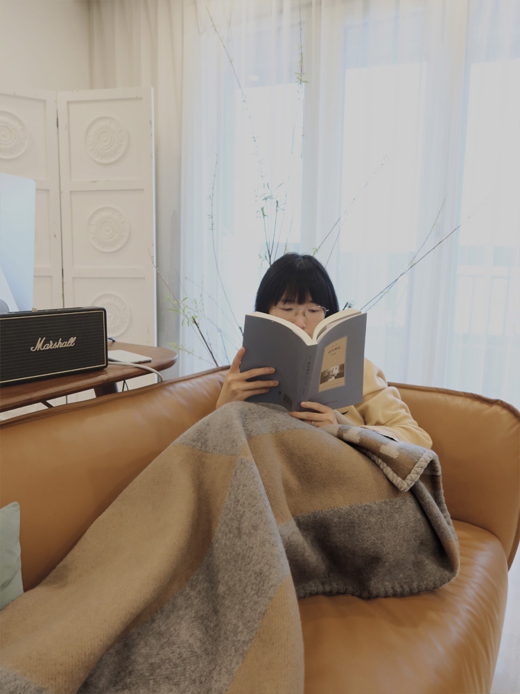 Couverture en laine cachemire  - Cashmere Throw Blanket avis et prix