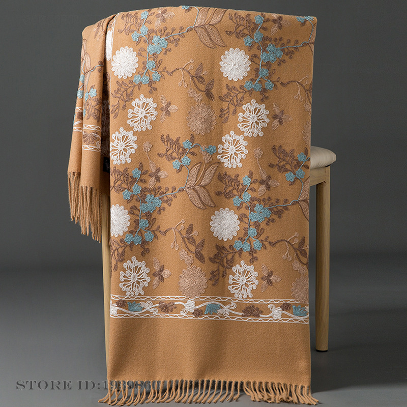 Écharpe longue en cachemire pa - Cashmere Throw Blanket avis et prix