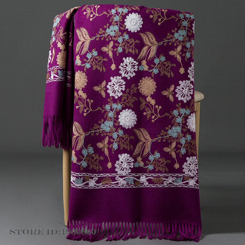 Écharpe longue en cachemire pa - Cashmere Throw Blanket avis et prix