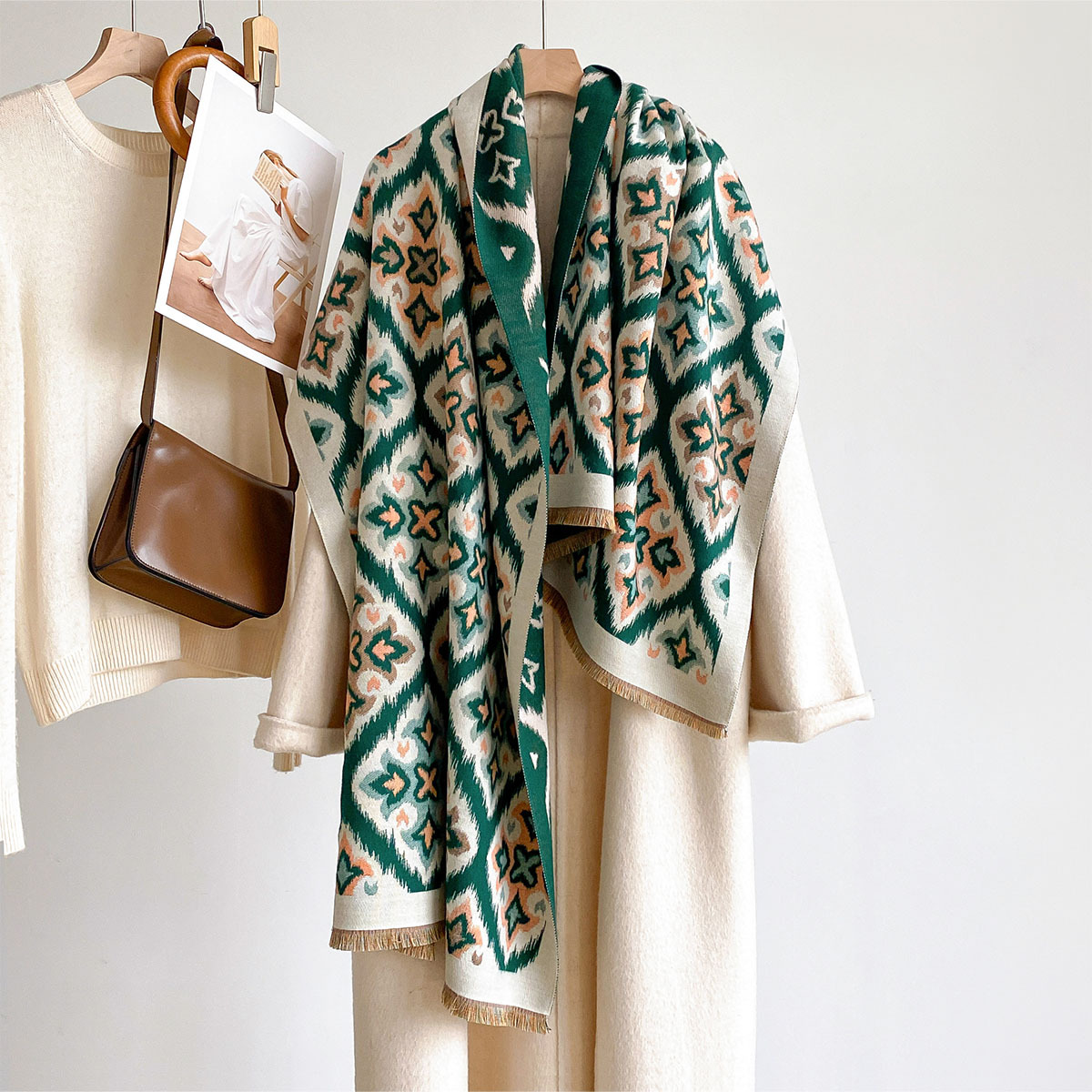 Écharpe réversible en imitatio - Cashmere Throw Blanket avis et prix