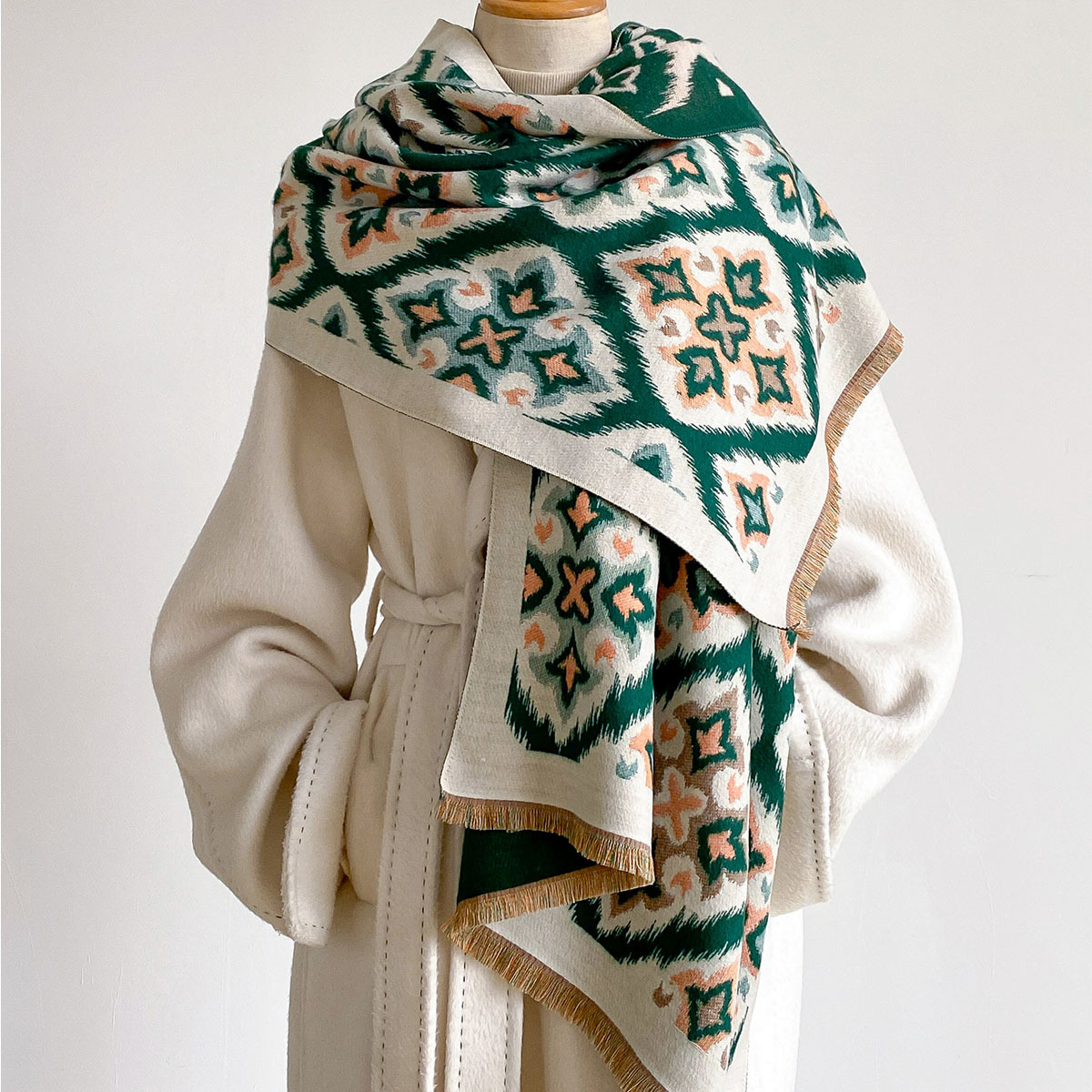 Écharpe réversible en imitatio - Cashmere Throw Blanket avis et prix