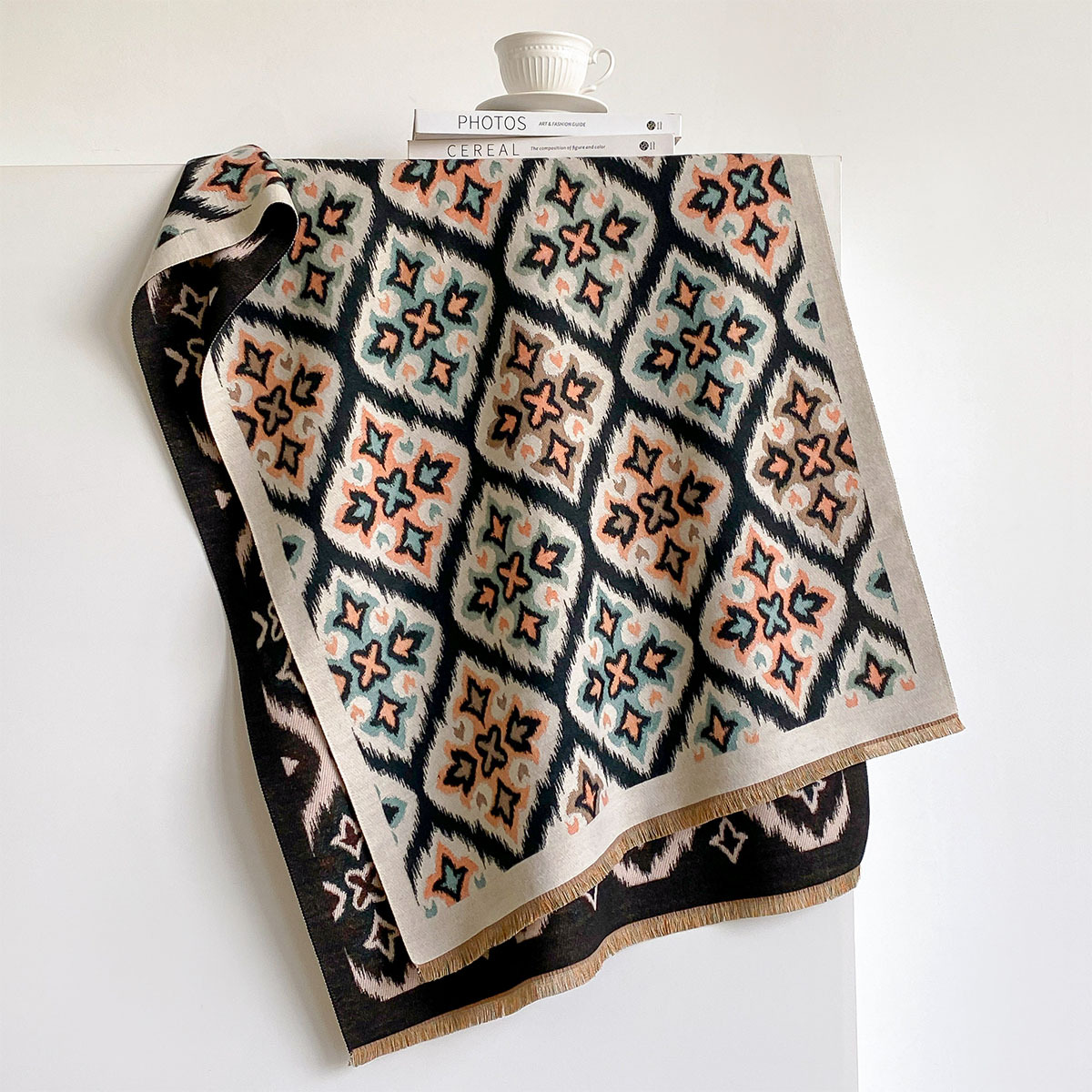 Écharpe réversible en imitatio - Cashmere Throw Blanket avis et prix