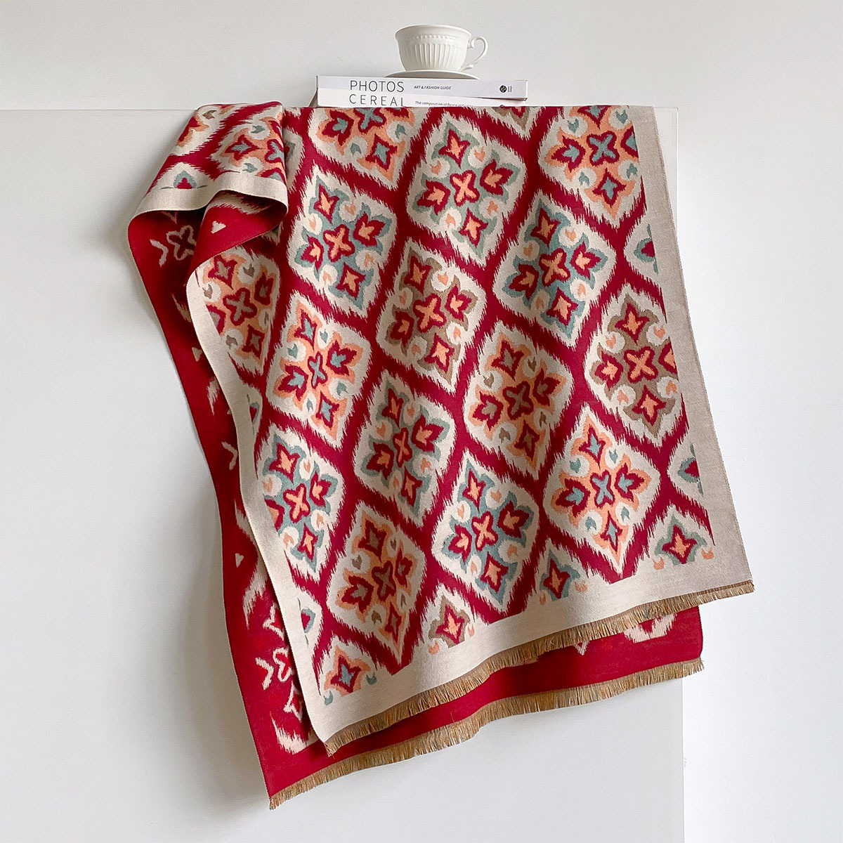 Écharpe réversible en imitatio - Cashmere Throw Blanket avis et prix