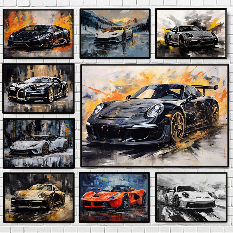 Affiche de voitures de luxe ab - Luxury Lifestyle Photography avis et prix