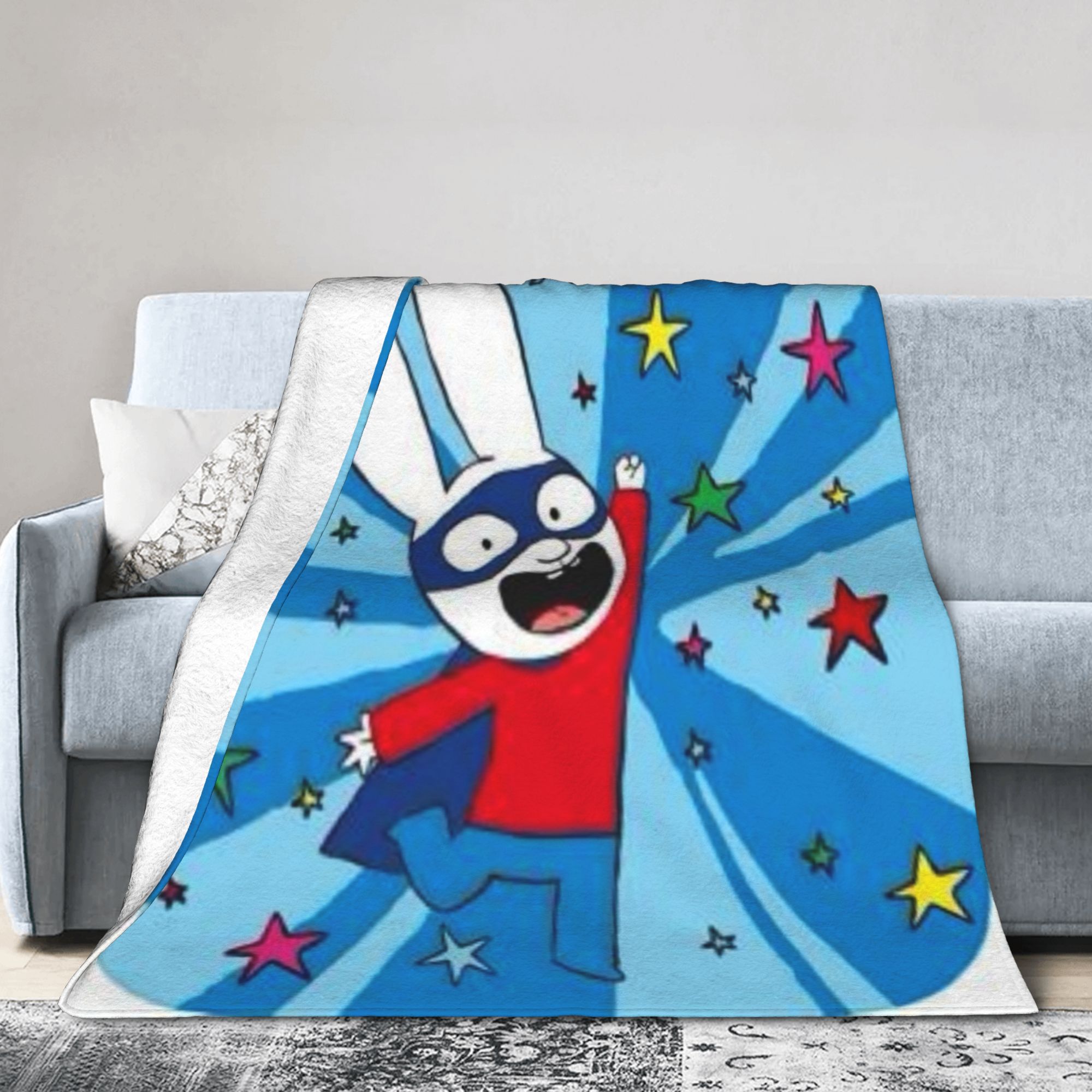 Couverture Super Rabbit S-Simo - Cashmere Throw Blanket avis et prix