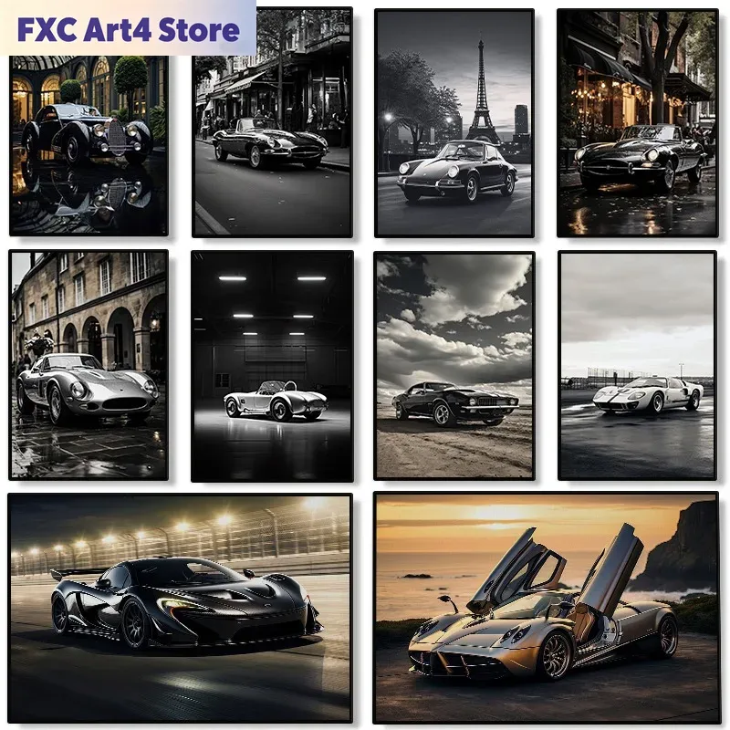 Affiche de voitures de marque  - Luxury Lifestyle Photography avis et prix