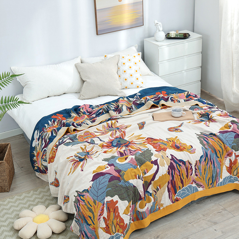 Couverture Simple en Coton et  - Cashmere Throw Blanket avis et prix