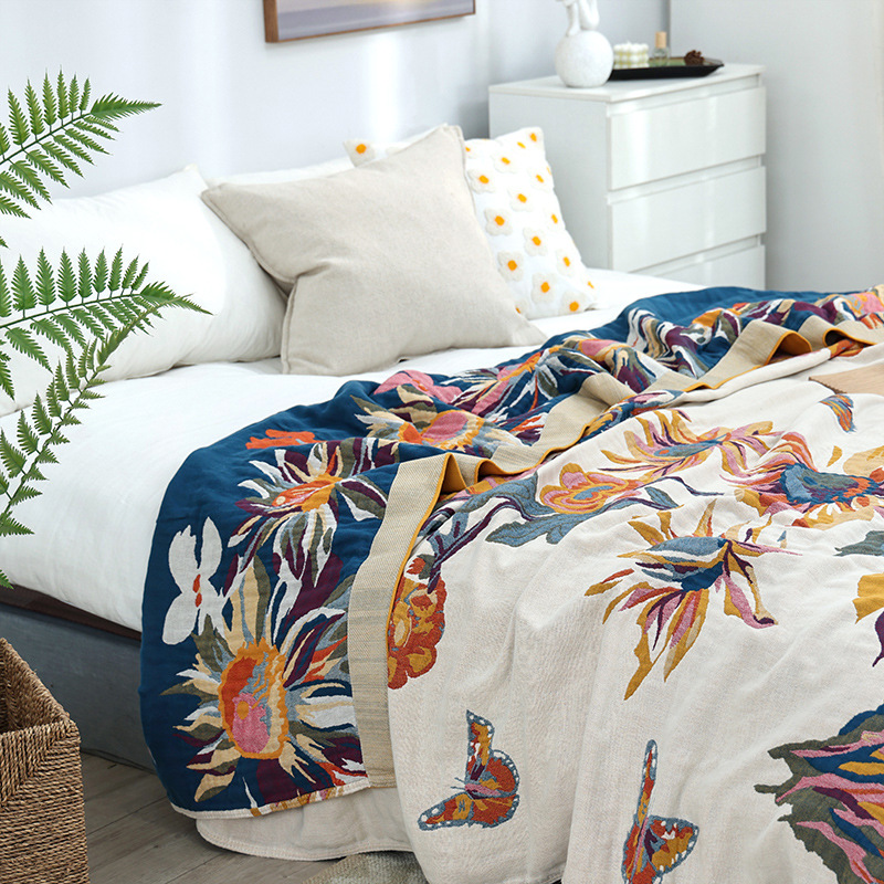 Couverture Simple en Coton et  - Cashmere Throw Blanket avis et prix
